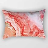 Color piedra impresión de una sola cara rectangular funda de almohada decoración del hogar sofá coche cojín accesorios de decoración 30 * 50cm-15,30x50cm