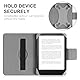 HoYiXi Universal Hülle für 6,8 Zoll,7 Zoll Kindle eReader. Kompatibel mit Paperwhite (2024-2019)/Kobo,Pocketbook,Tolino,Sony,Elastic Seilfall-Schutzhülle für 6-6,8’’ E-Book-Reader, Blume