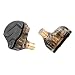 Produktbild LINSOUL KZ ZSN PRO X Dual Driver 1BA+1DD Hybrid Metal Earphones HiFi in-Ear Monitor with Detachable 2Pin Cable (Without Mic, Black)