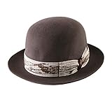 Fieltro rapado Borsalino - Sombrero Bombín Impermeable Hombre Alessandria - Talla 59 cm