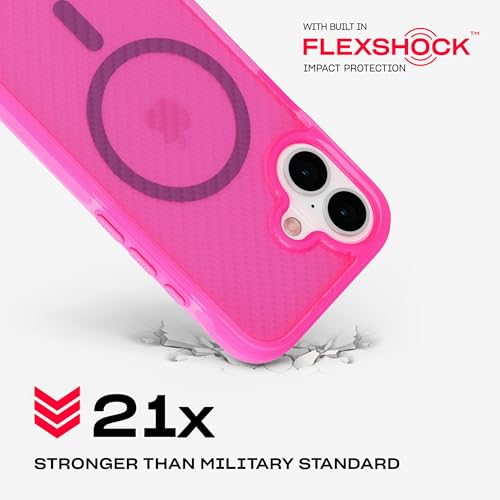 Coque iPhone 16 MagSafe tech21 EvoArmor rose protection militaire - 3