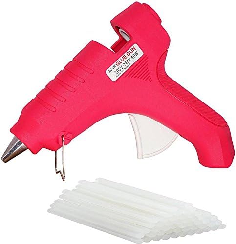 OKASTA 40 Watt (Free 8 Stick) Hot Melt for Art and Craft FINE Work Standard Temperature Cordless Glue Gun (11 mm)