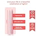 Topsics Taper Candles, Spiral Twisted Taper Candles Set of 4, Unscented Taper Candlesticks 10 inch Tall, Home Decor Kitchen Decor Wedding Decorations (Pink Series)