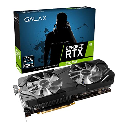 GPU Nv Rtx2080 8Gb Super Ex 1Click Oc 256B Galax 28Isl6Mdu9Ex Galax, 28ISL6MDU9EX, Placas de Vídeo