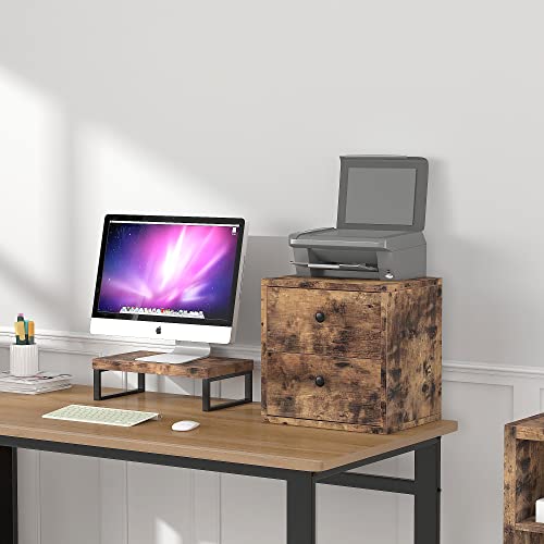 Fusunbao Magic Diy Cube Storage Organizer Stackable Cubles For Home Books Clothes Toy -Modular Cubby Storage System -Office Cubical -Bookcase Closet Wine Rack Cabinet (Antique Brown, Drawer Cube) #TOP4