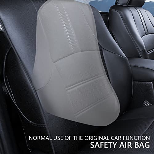 Xipoo Fit 2011-2023 Toyota 4Runner Seat Cover 5 Seater Pu Leather Car Seat Protector For 2011-2023 Toyota 4Runner Accessories (Black) #TOP3