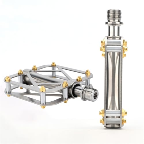 Sgxbos Bicycle Titanium Pedals Full Titanium Body 9/16 Inch Pedals 3Bearing Cycling Ultra-Light Pedals Compatible Mtb Road Bike Fold Bike thumb #4