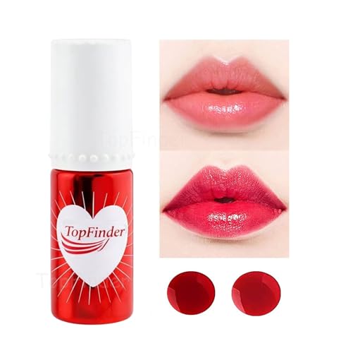 Image of Candy Lip Stain, Rose Lip Gloss Moisturizing Blush Tinted for Cheek & Lip, Long lasting Eyeshadow Paint, Vivid Color, High Pigment Mini Liquid Lipstick Makeup
