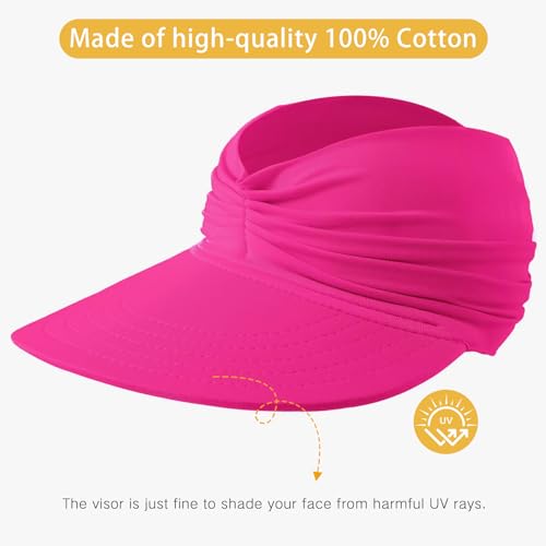 Jastore Kids Visor Sun Hat Adjustable Girls Tennis Hat Sports Boys Hat Travel Running Golf Visor Cap UPF 50+3