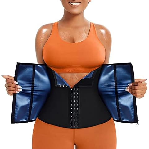 Junlan Bauchweggürtel Waist Trainer Damen Schwitzgürtel Zum Abnehmen Korsett Damen Bauchweg Fitness Gürtel Taillenformer Schweiß Ab Gürtel Taillen Cover