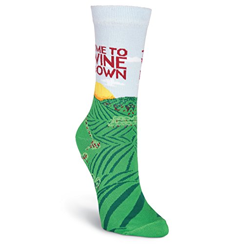 Image of K BELL Women's Fun Happy Hour Crew Socks (1-Pair)