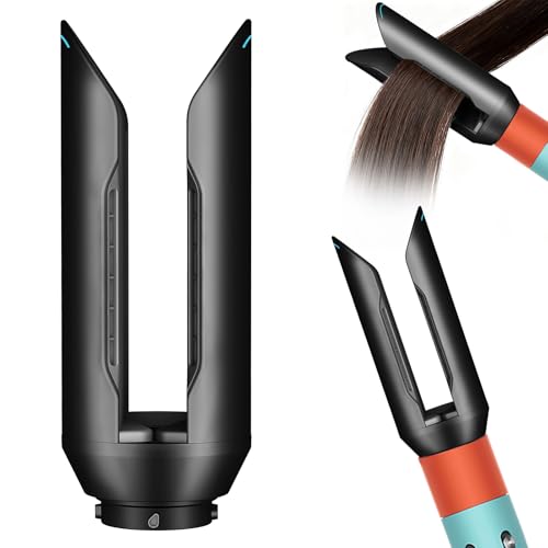 Accessorio piastra per capelli per Dy-son Airwrap HS01 HS05 HS08, spazzola asciugacapelli pre-styling per capelli ricci, accessorio professionale per capelli da salone (nero)