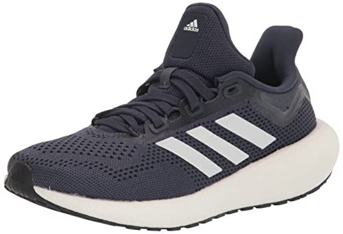 adidas Unisex Pureboost 22 Running Shoe, Shadow Navy/White/Black, 10.5 US Men