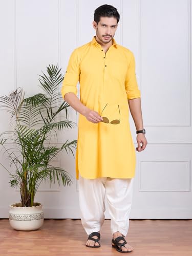 Image of Rajubhai Hargovindas Men's Premium Pathani Kurta