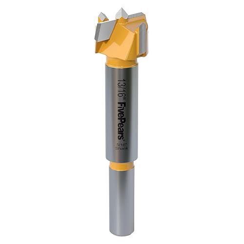 Miniatura 9 de FivePears Forstner Broca de taladro de 12 pulgada, diámetro de corte de 3 pulgadas, abridor de taladro de sierra de agujero de madera con punta de
