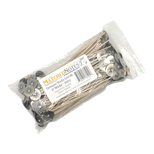 Natural Cotton Candle Wicks with Tabs