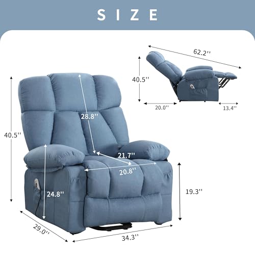Sillón reclinable eléctrico moderno tapizado miniatura 2