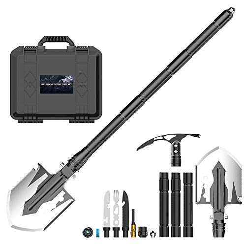 Mempa Multi-Purpose Folding Shovel Ultimate Survival Tool (Black Suit)