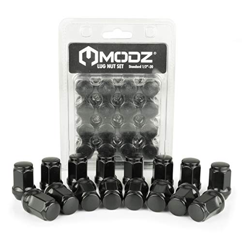 MODZ® Vampire Glossy Black 14" Golf Cart Wheels and Arisun Cruze (205/30-14) Low Profile DOT Golf Cart Tires Combo - Set of 4