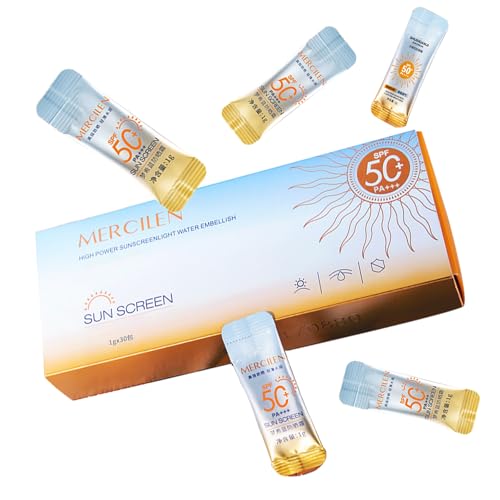 30PCS Mini Sunscreen SPF50+ Travel Size Bulk