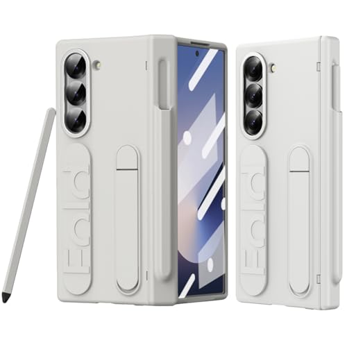 NINKI Etui do Samsung Galaxy Z Fold 7 z podstawką i rysikiem S Pen / rysik, ochrona ekranu i zawiasów etui z przegrodą i gniazdem, ochrona przed upadkiem, odporne na zarysowania wojskowe etui do Z