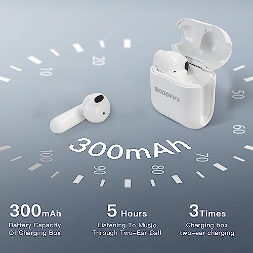 Image of Modorwy ME2103 TWS Earbuds with Pro+ Calling HD Mic | 48hrs Playtime | Deep Bass | Touch Control | IPX5 | Comfort Fit Ergonomic Design | Bluetooth 5.3v | Quick Connectivity | Type-C Fast Charging Port
