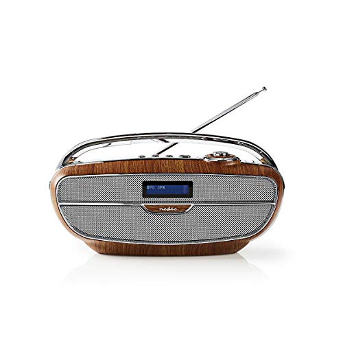 Digital Radio DAB+ - 60 W - UKW - Bluetooth® - Retro-Design - Built-In Lithium-Ion - Integrierte Mikrofon - MicroSD Anschluss - USB-Anschluss