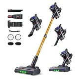 MONSGA Aspirapolvere Senza Fili 55kPa/550W/60 Min per Peli di Animali...