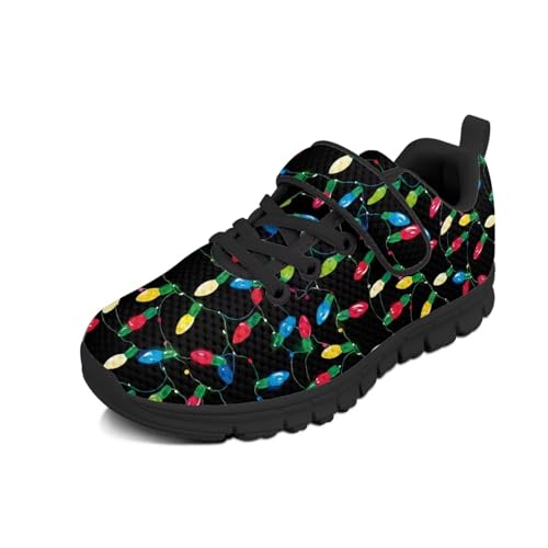 Kids Shoes Rainbow Flame Print Boys Girls Walking Sneakers Non-Slip Lightweight Breathable Sports Running Tennis Shoes Non-Lace-Up Sneaker
