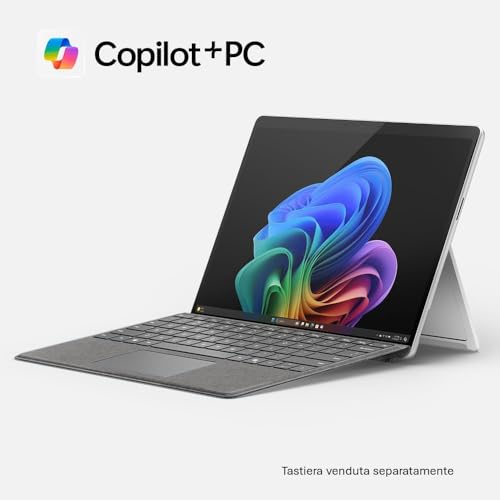 MICROSOFT NB 13" TOUCH SURFACE LAPTOP 7 Copilot + PC Snapdragon X Plus 8C 16GB 256GB SSD PLATINUM WI