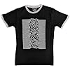 Joy Division Ringer T Shirt Unknown Pleasures Logo Official Unisex Black XL #3