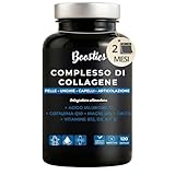 Collagene Complex | 120 Capsule | Peptide collagene marino tipo 1 | Arricchito con acido ialuronico, Q10, magnesio e vitamine | Anti-invecchiamento, bellezza e articolazioni | Efficacia comprovata
