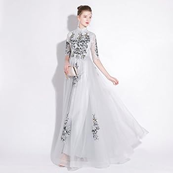 Amazon | [Wish-望み] カクテルドレス 様々なシーンで活躍 ロング  