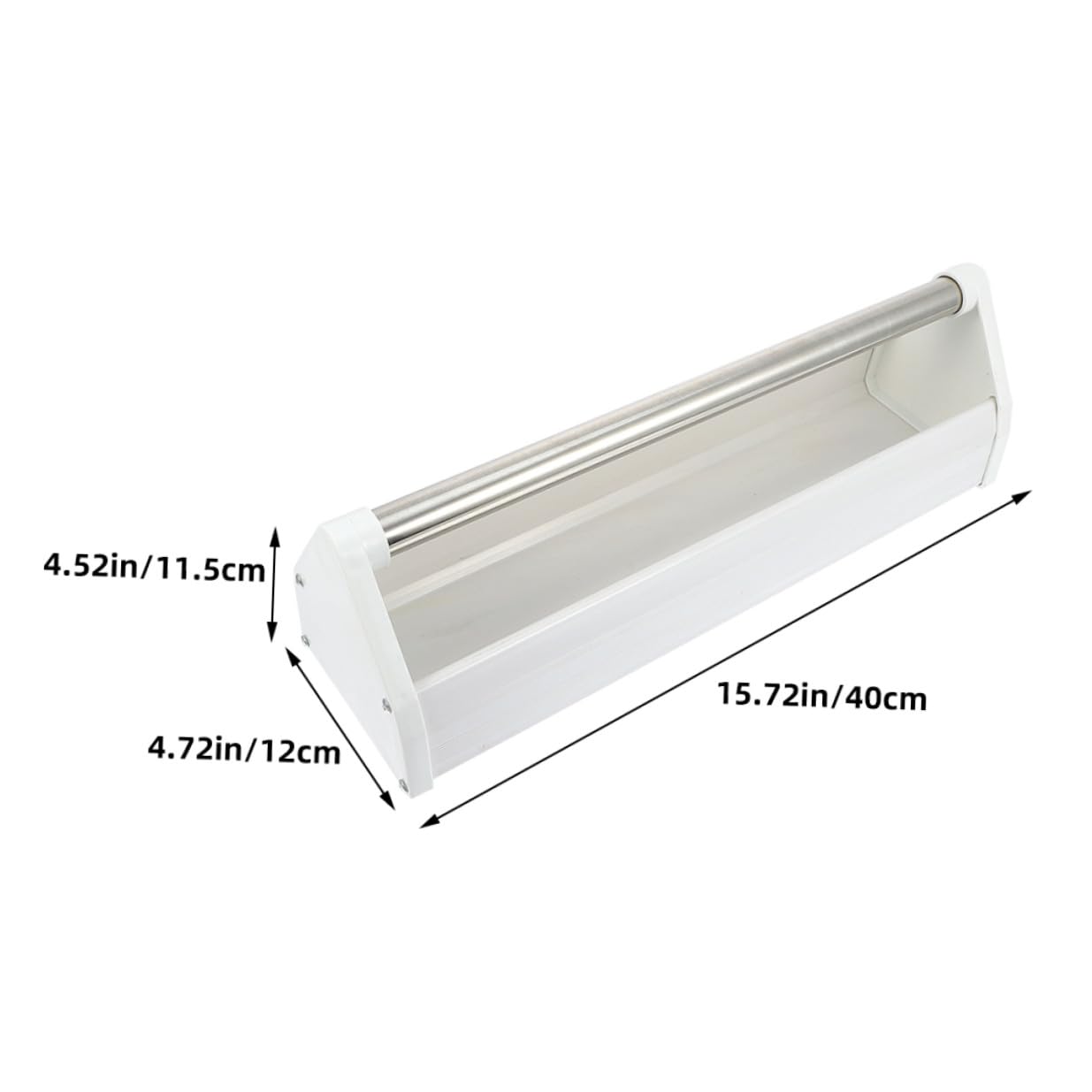 Mobestech Lot de 2 Mangeoires à Pigeons 40 Cm, Distributeur Nourriture Oiseaux en Plastique Renforcé, Acier Inoxydable, pour Cage et Volière, Alimentation Petits Oiseaux, Perruches