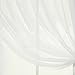 Best Home Fashion Wide Width Crushed Voile Sheer Curtain - Antique Bronze Grommet Top - White - 100