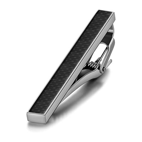 Mr.Van Men's Tie Bar Clip 2.38" Inches Handmade Brass Metal Clasps Regular Fashion for Men's Gift Cover