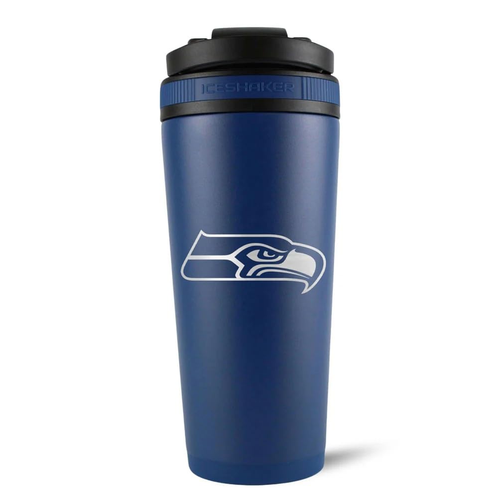 Seattle Seahawks NFL Ice Shaker Mixerflasche, 770 ml, kalt für 30+ Stunden