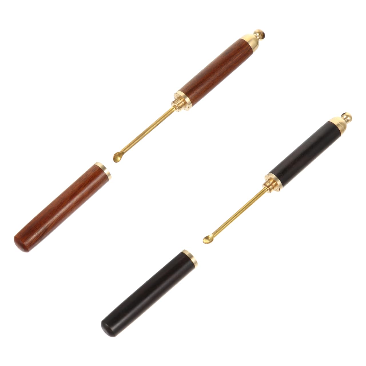 2 Pcs Spoon Chinese Picking Digger Cleaning Tools Pick Earwax Spoon Wax Picker Care Tools Wax Scraper Pure