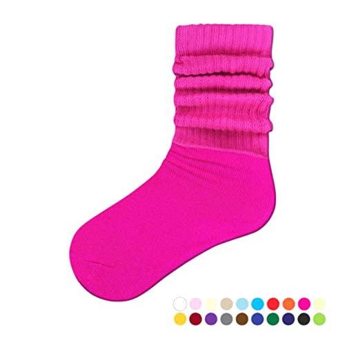 PICCOLO HOSIERY Lightweight Scruch Slouch Socks Unisex Girls Boys 20 bright color options Infant Toddler Child4