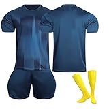 Awonlate Ensemble de Maillot de Football pour Enfant   Jersey T Shirt et Short