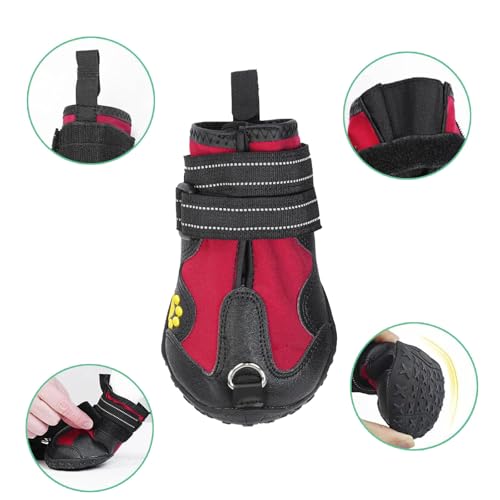 Poo4kark Fußheber mit Rolle (Keine Knöchelstütze) für Hunde. Korrigierende Hundeschuhe zum sicheren Anheben der Zehen bei Fußproblemen zur Verbesserung des Gangs bei Hunden. (Black, S)