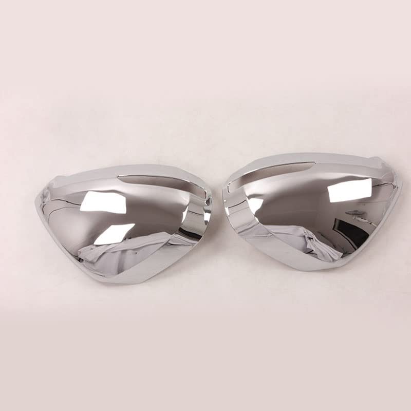 Coppia Calotte Specchietti Retrovisori In Argento Per Peugeot 3008 E 5008 (2009-2016) – Copertura Esterna A Clip, Protezione E Stile