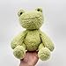9'' Kawaii Frog Plush Toy Stuffed Animal Cute Toad Toys Soft Plushie Pillow Doll Home Decorations (9'', Frog)