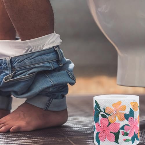 Papel higiénico en rollo impreso sin blanqueo de alta suavidad pack de 2 8