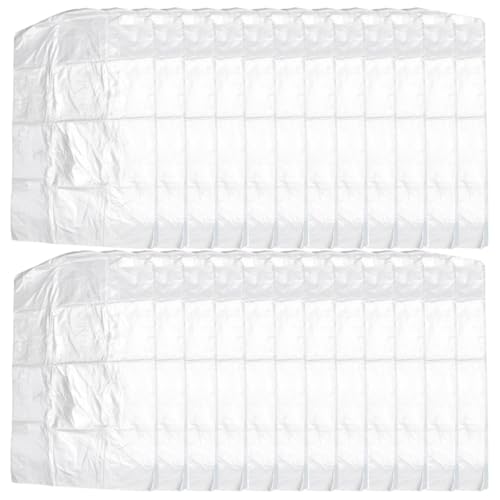 Hemobllo 100���� �y�ʎ����^�ѕ֗��� PP�f�ނ� �ߗޗp�r�j�[���� �ߗރJ�o�[ �R�[�g�J�o�[ 60x100cm �m�����[�� �N���[�j���O�ɍœK