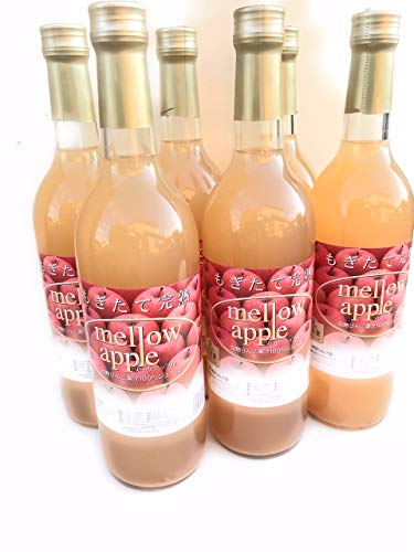 成田りんご園 果汁100% ストレートリンゴジュース メロウアップル 720ml×6本セット 減農薬 無化学肥料 青森県特別栽培農産物 無添加