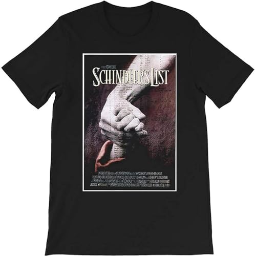 Fashion T-Shirt Schindlers List Movie Poster Oskar Schindler Itzhak Stern Amon Goeth Gift Men Women UnisexSweat Hoodie Black S