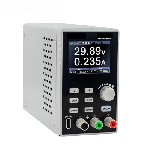 Programmable DC Power Supply, SPE3051, 30V 5A 150W, 2.8 inch LCD, 10mV/1mA Resolution Digital Voltage Regulator Switching Power