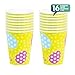 Bright Easter Egg Disposable Cups for Easter and Spring Party Favors, Beverages,& Treats (Serves 16)