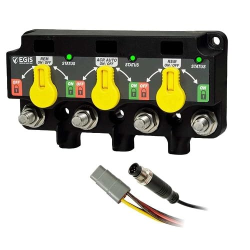 EGIS 9831-2535 - XD NMEA 2000 Triple - (Relay/VSR/Relay), w/Knobs - 12P DT